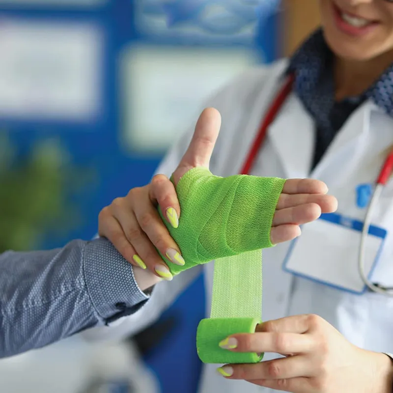 Applications of Elastic Self-Adhesive Bandage