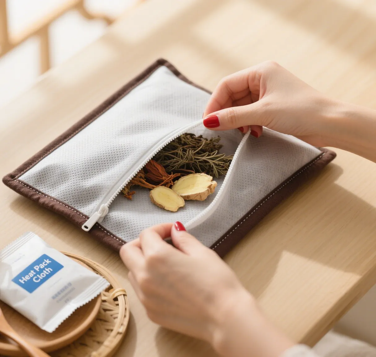 Applications of Nonwoven Fabric for Heating Pack Wraps