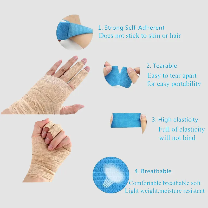 Applications of Elastic Self-Adhesive Bandage